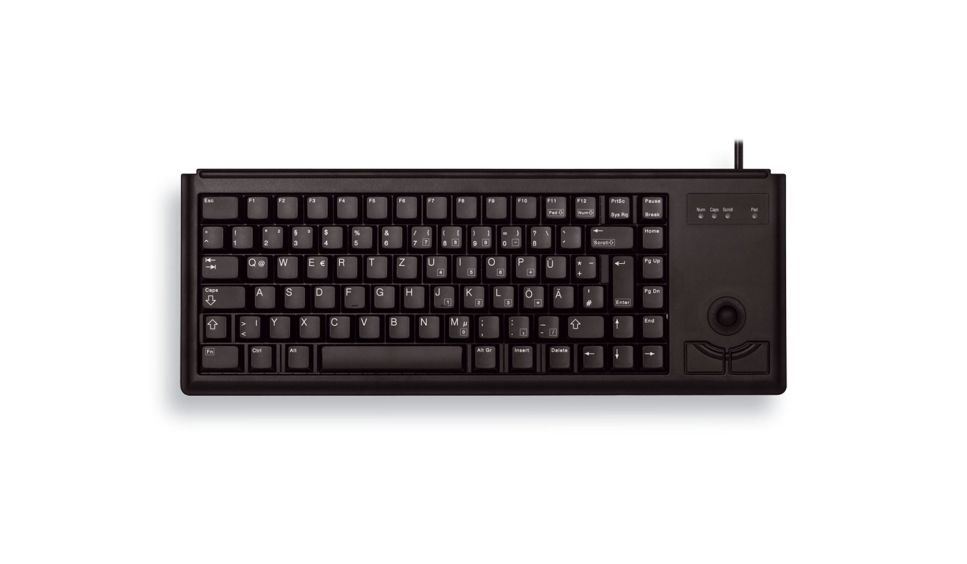 CHERRY G84-4400 COMPACT PS/2-Tastatur schwarz CHERRY G84-4400 COMPACT PS/2-Tastatur schwarz